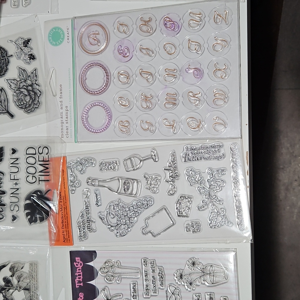 Clear Cling Stamp lot - Picture 6 of 8